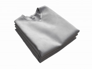 Clothing Classic V-neck Men T-shirts Stacked 3D Model