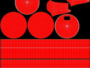 Curling and Shuffle Board Table Game 3Dモデル