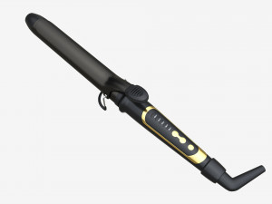 Curling Iron with Long Barrel 3D Model