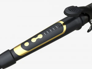 Curling Iron with Long Barrel 3D Model