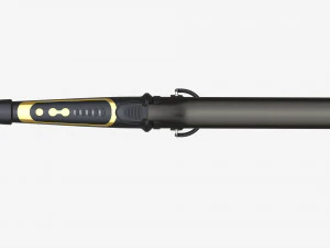 Curling Iron with Long Barrel 3D Model