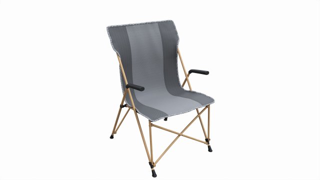 Folding camping reclining armchair 01 3D मॉडल .c4d .max .obj .3ds .fbx .stl .blend 