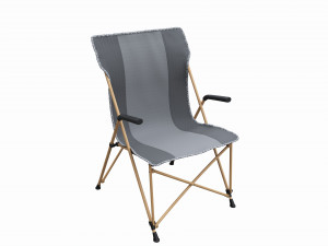 Folding camping reclining armchair 01 Modelo 3D