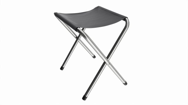 Folding camping stool 3D Model .c4d .max .obj .3ds .fbx .stl .blend 