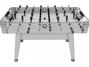 Football Table Game 01 Model 3D