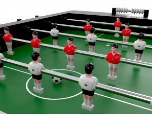 Football Table Game 02 3D Модель