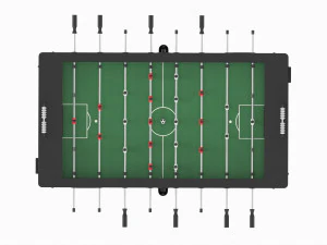 Football Table Game 02 3D Model