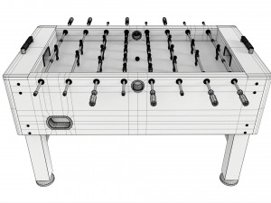 Football Table Game 02 3D Модель