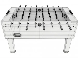Football Table Game 02 3D Model