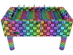 Football Table Game 02 3D Model