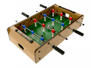 Football Table Game Wooden 3D 模型