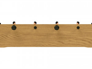 Football Table Game Wooden Modello 3D