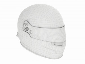 Formula Racing Helmet 3D मॉडल
