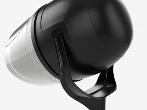 Freestanding Hair Dryer for Hair Salon 3D Model