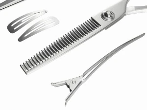 Hair Cutting Thinning Scissors Set Steel 3D Model