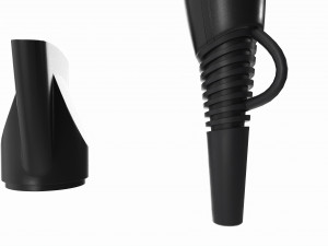 Hair Dryer with Accessories 3D Model