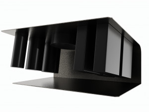 Hair Salon Rack Tool Holder Organizer 3D 모델