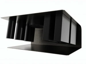 Hair Salon Rack Tool Holder Organizer 3D Model