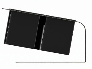 Hair Salon Rack Tool Holder Organizer 3D Model