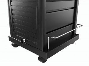 Hair Salon Trolley Rolling Cart with Drawers 3D मॉडल