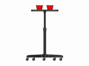 Hair Salon Trolley Utility Cart with Wheels Modèle 3D