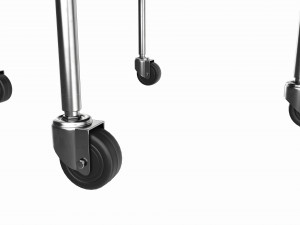 Hairdresser Organizer Trolley with Accessory Holder Model 3D
