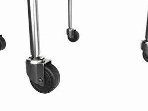 Carrello organizer per parrucchiere con porta accessori Modello 3D