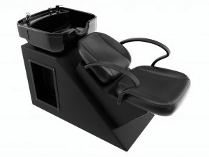 Friseur-Waschtisch mit Stuhl 3D Modell