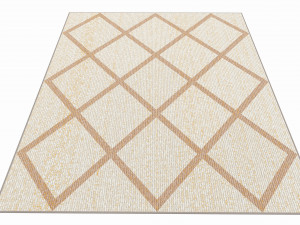 Indoor rectangle soft rug carpet light 3D Model