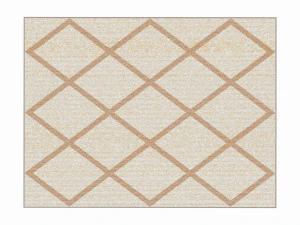 Tappeto morbido rettangolare per interni Modello 3D