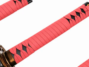 Japanese Katana Wakizashi Tanto Set 3D Model