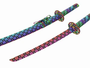 Japanese short sword O Tanto 3D Model
