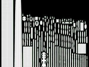 Japans zwaard Katana op twee standaarden 3D Model