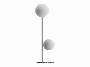 Outdoor and indoor cordless table and floor lamp set 3D Model