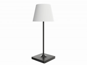 Outdoor and indoor cordless table and floor lamp set 3D-Modell