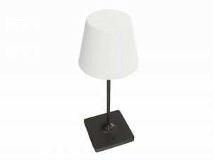 Outdoor and indoor cordless table and floor lamp set Modelo 3D