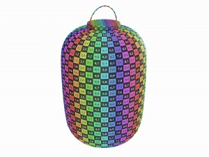 Outdoor and indoor large portable lamp 3D Model