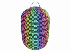 Outdoor and indoor large portable lamp 3D Model