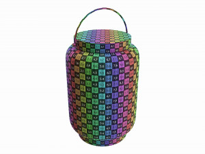 Outdoor and indoor portable lamp 04 3D Model