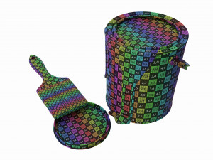 Paint bucket opened with brush 01 3D Model