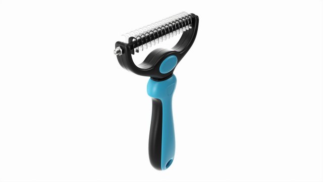 Pet Grooming Brush Rake Comb 3D 모델 .c4d .max .obj .3ds .fbx .stl .blend 