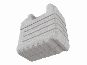 Пластиковая канистра с черным мазутом 3D Модель