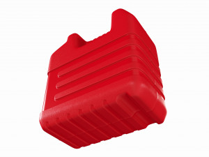 Plastic red fuel oil canister 3D-Modell
