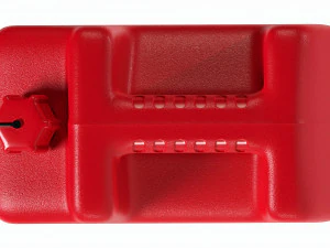 Plastic red fuel oil canister 3D Model