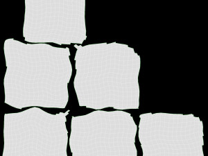 Poker Table Octagonal with Chairs 3D Модель