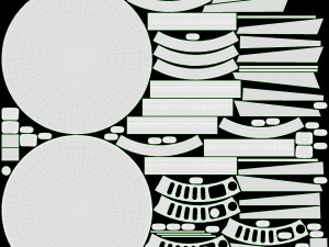 Poker Table Round with Chairs Full Set Model 3D