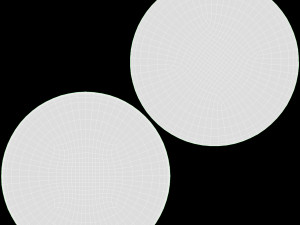 Poker Table Round with Chairs Full Set Model 3D