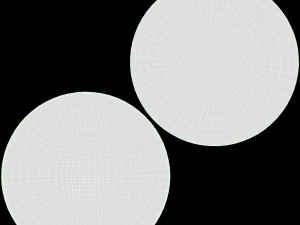Poker Table Round with Chairs Full Set 3D Model