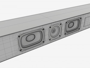 Sony HT-A7000 Soundbar 3D 模型