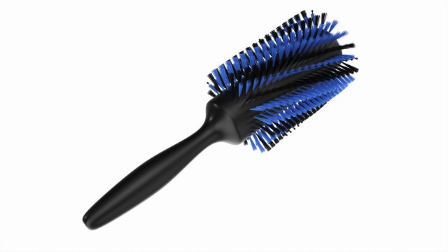 Spiral Bristle Round Brush Modello 3D .c4d .max .obj .3ds .fbx .stl .blend 